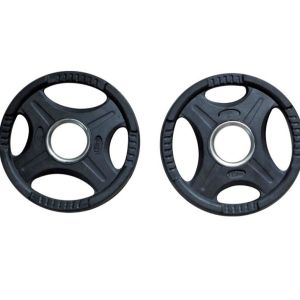 China Fitness Lifting Barbell Plates Black Rubber Unisex on sale