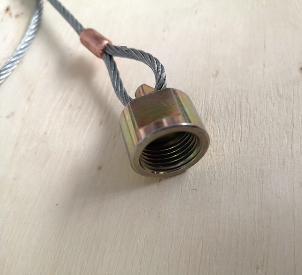 3.2mm Diameter High Strength Paradropping Soft Eye Eye Steel Wire Rope Sling