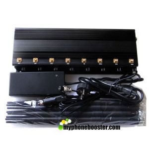 Buy cheap 20w 8 Channels High Power Desktop Cellphone Jammer Blocker Indoor GPS/WiFi/315 from wholesalers