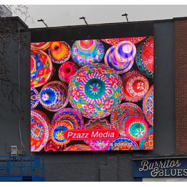 P7.8 Large Outdoor Advertising Screen 1000x1000mm Waterproof Led Display