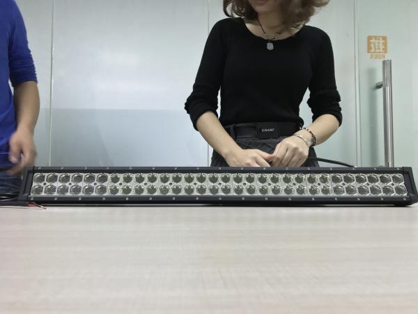 Quality 300W 6D Hexagonal Lens  LED Light Bar with Mounting Brackets & Light-Sensitive Controller for sale