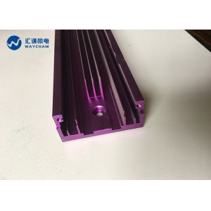 Purple anodized custom cnc aluminum parts