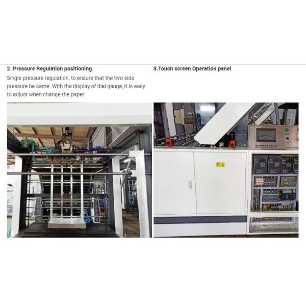 Cardboard Corrugated Paper Automatic Flute Laminator 60m/Min