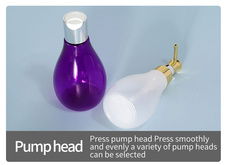 150ml 160ml PET Spray Bottles Luxury Flat Shoulder Bottle For Shampoo Conditioner Shower Gel