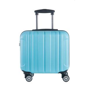China Airline Lightweight Unisex Blue Carry On Luggage Suitcase Sets wholesale