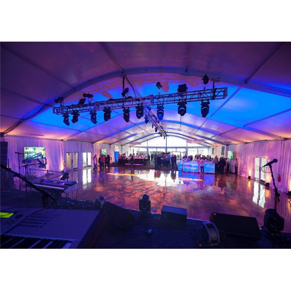 Movable Commercial ClearSpan Structure TFS Dome Canopy With Luxurious Decoration