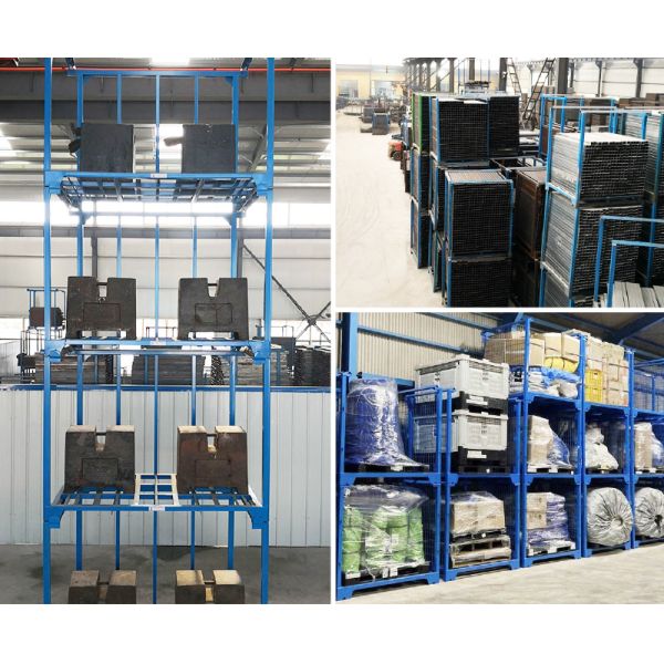 Nesting Stacking Foldable Stacking rack