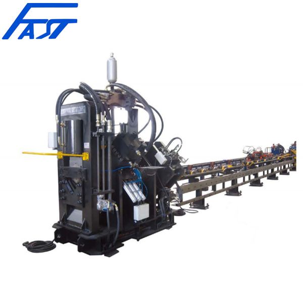 CNC Angle Punching And Steel Cutting Machine Angle Marking Line For Angle Tower Communication Line