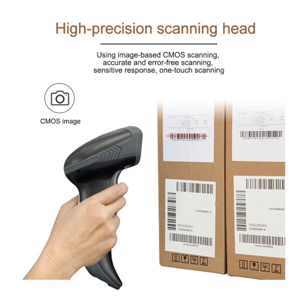 Good Price Handheld Wired 2d Qr Lecteur Code bar Use with Thermal Printer for Pos