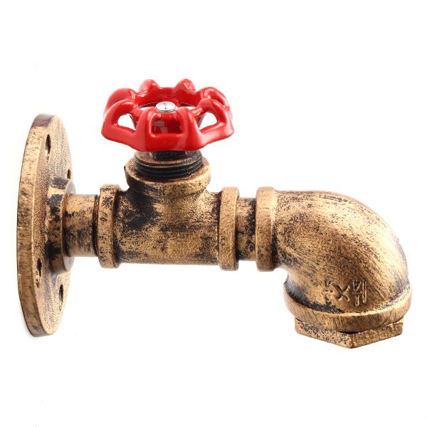 Vintage Retro Rustic Water pipe wall light for Dining room Bar Coffee Shop (WH-VR-02）