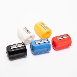 Fancy 1 Hole Pencil Sharpener With Lid School Kids