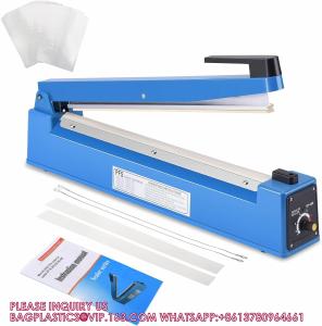 China 16 Inch Impulse Bag Sealer, Manual Poly Bag Sealing Machine W/Adjustable Timer Electric Heat Seal Closer on sale
