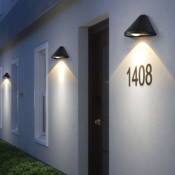 Outdoor wall lamp waterproof garden lamps exterior wall light up and down luminous spotlight villa wall washing lighting