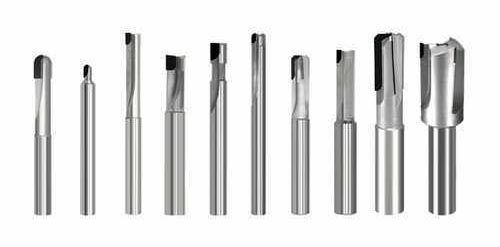 Carbide Tipped PCD End Mills High Flexibility For Milling Aluminum Alloy