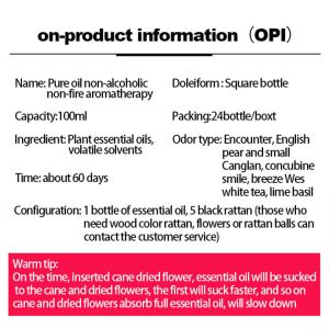 ODM Geo Aroma Reed Diffuser 100ml Sustainable Frosted Private Label