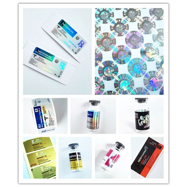 Semaglutide 8.0mg Hologram Laser Materail Peptide Small Bottle Labels