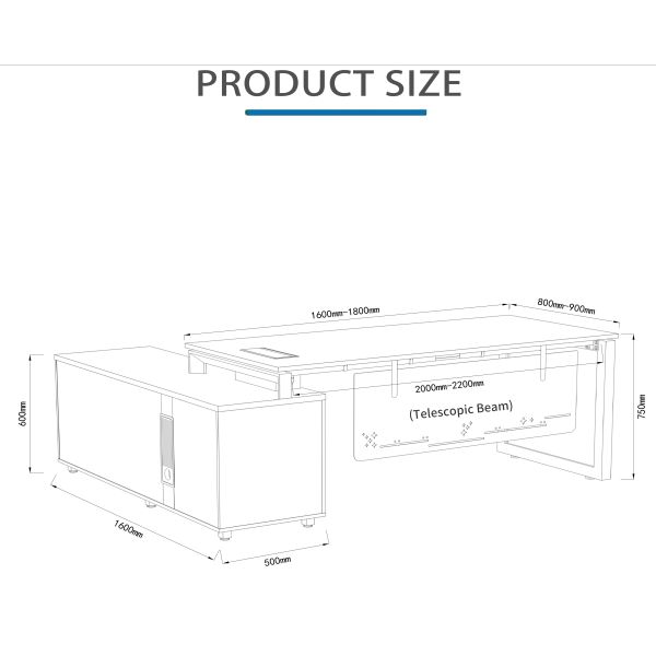 Create a Professional and Organized Workspace with Commercial Manager Office Desk