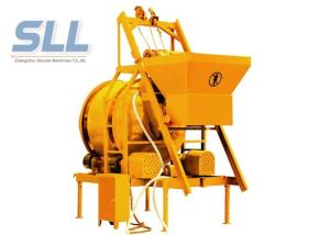 China Mini Mobile Batching Plant , Mobile Concrete Mixer Machine With Bucket Lifting on sale