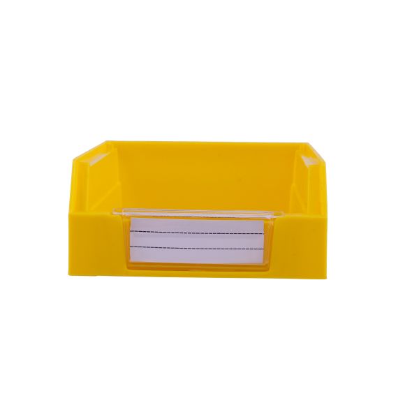 Shelf Storage Bin with Dividable Plastic Tool Container and Back Hanging Convenience