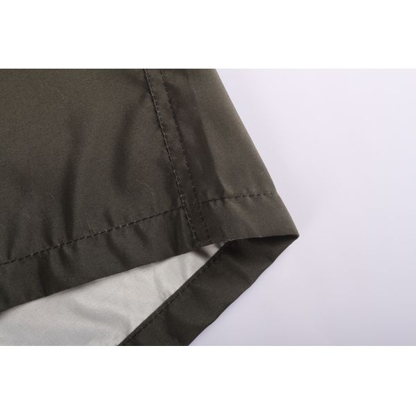 Olive Camouflage Mens Elastic Waist Board Shorts