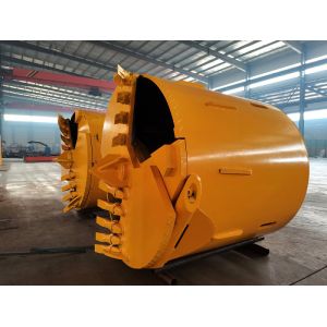 China Kellyway Height 1200mm Drilling Bucket Auger With Flat Teeth wholesale