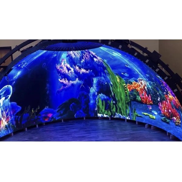P1.538 Indoor Front Service Led Screen Thin Flexible Curved Led Panel Wall
