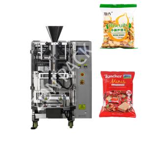 China Potato Chips Puffed Food Pillow Packaging Machine Vertical 55bags/Min on sale