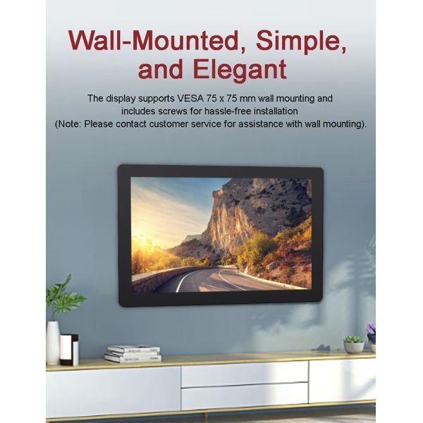 3mm Bezel 17 Inch LCD Touch Screen High Brightness Sunlight Readable IP65 With Capacitive Touch IPC