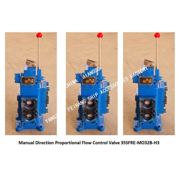 MANUAL PROPORTIONAL FLOW DIRECTIONAL COMPOSITE VALVE FOR WINDLASS MODEL-35SFRE-MO40-H3