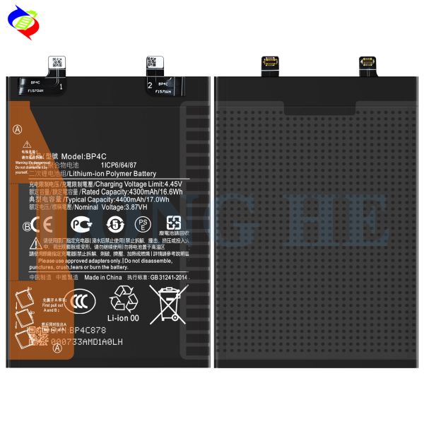 RECHARGABLE BP4C 3.87V 4400mAh Lithium Polymer Battery For Xiaomi Redmi Note 11T Pro Plus