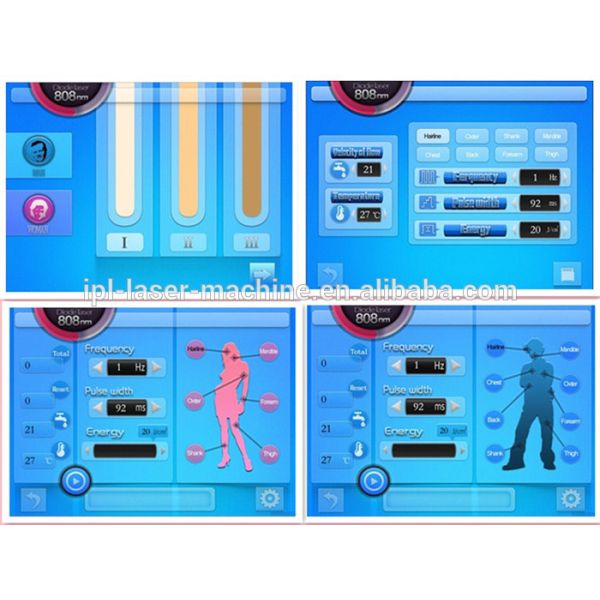 Permanent diode laser hair removal machine for Spa or Salon use