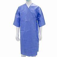 China Lint Free Disposable Patient Gowns For Dust / Bacterial / Virus Invading Prevention wholesale