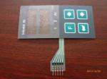 Custom Metal Dome PCB Membrane Switch Panel , With Black Overlay