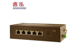 China 5 Port Fiber Optic Network Switch Industrial Grade Gigabit Fiber Switch wholesale
