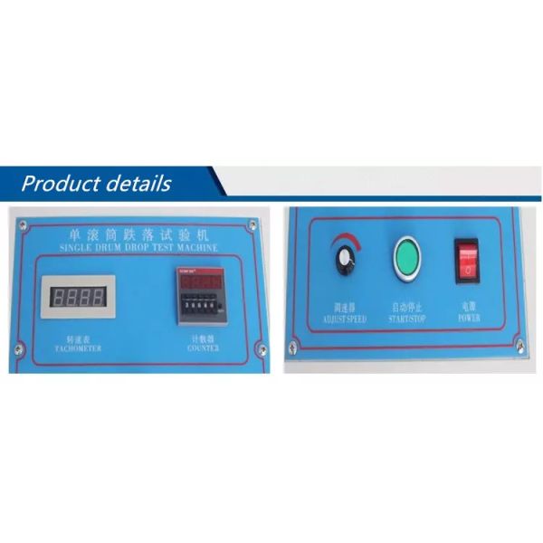 Electrical Continuous Rotary Tumbling Barrel Drop Tester For IPhone