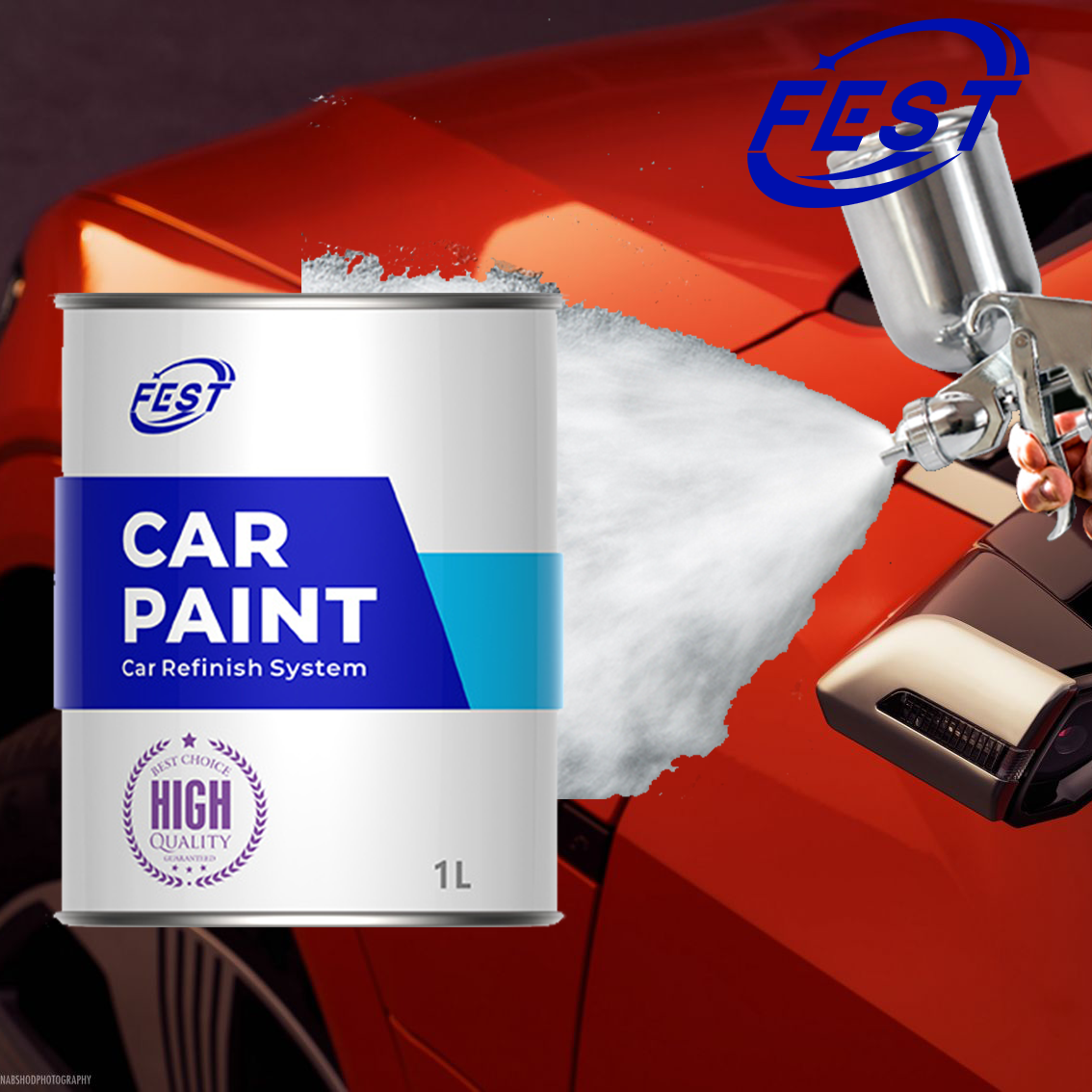 China 10sqm To 12 Sqm 1K Basecoat wholesale