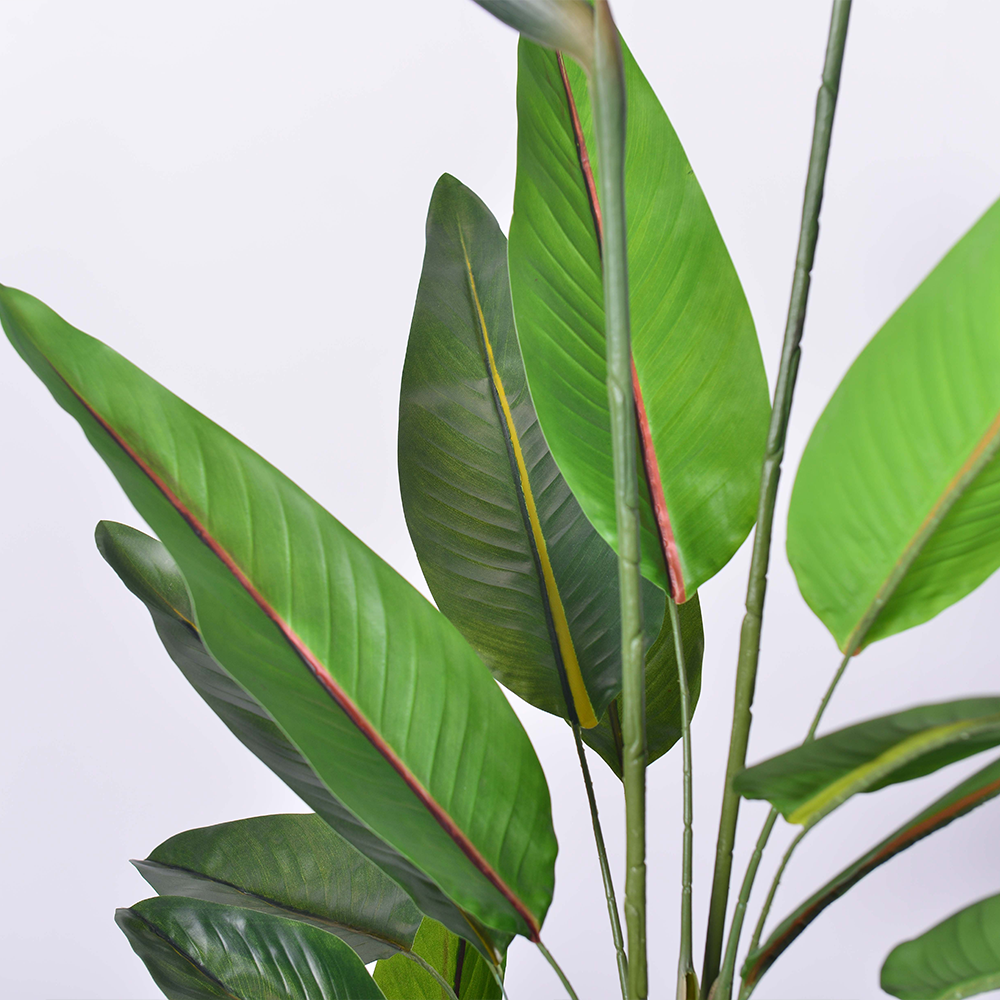 artificial plant manufacturer 150cm artificial bird of paradise plant with realistic flower for indoor decoration