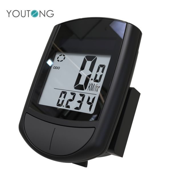 ABS Spinning Digital GPS Bicycle Speed Meter Cycle Speedometer With Wired Bike Computer