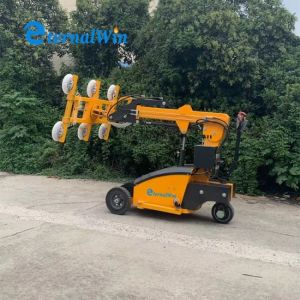 China Electric Vacuum Suction Cup Glass Lifter Machine Heavy Duty 24V DC Battery on sale