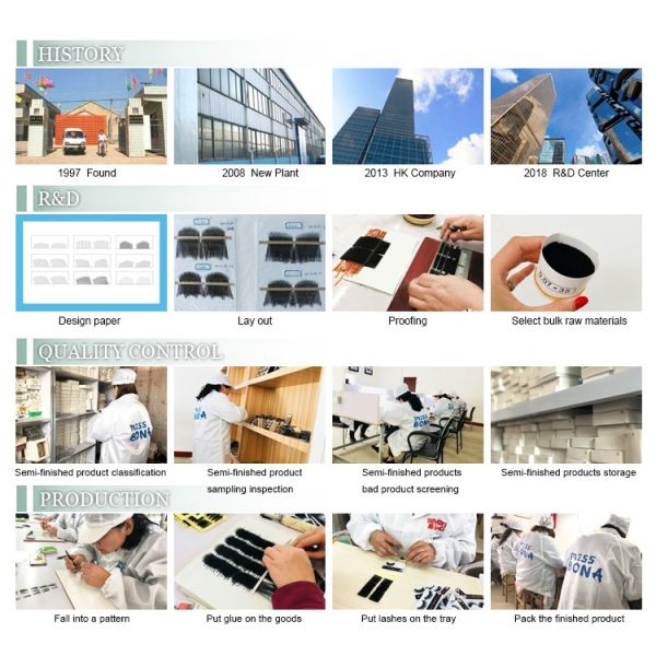 OEM False Eyelashes Individual / Private Label 100% Real 3D Mink Eyelashes