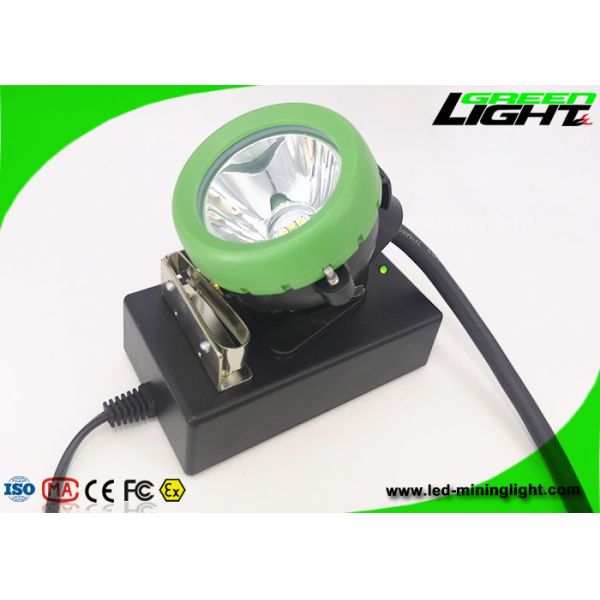 1.67W 10000lux LED Mining Hat Lamp 6.6Ah Rechargeable Miners Light