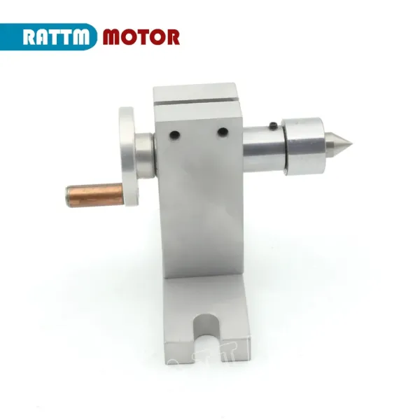 4th A Rotary Axis CNC Lathe Tailstock K11-65mm K12-65mm With 3 4 Jaws Chuck
