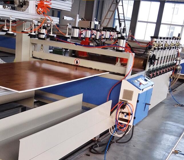 PVC WPC Door Board Foam Board Production Line , PVC WPC Door Profile Board Making Machine