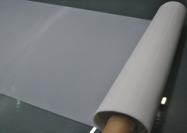Quality Low Elasticity White Polyester Bolting Cloth 60 Mesh For PCB Printing / Filtration for sale