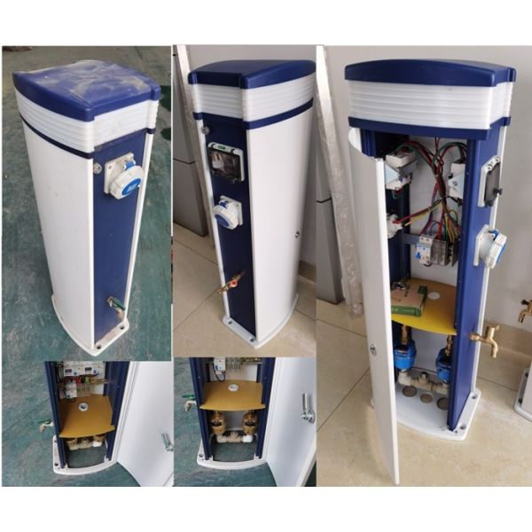 Power Box Marine Boat Accessory Pontoon Floating Marine Dock Pedestal