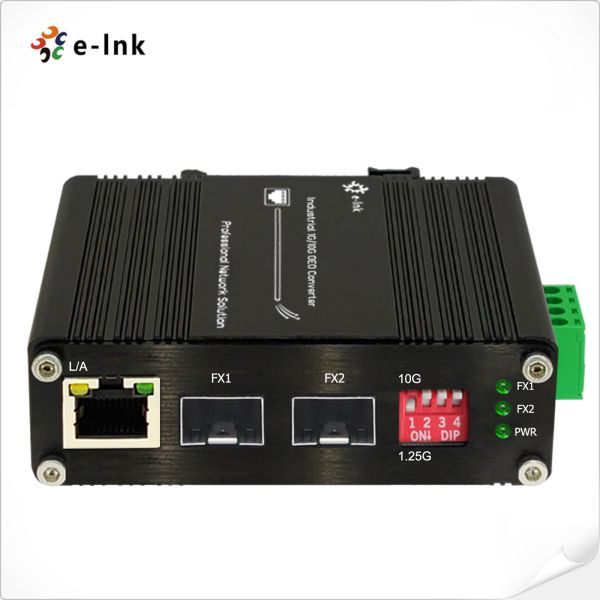 Industrial OEO 1G Ethernet Media Converter 10G SFP+ To SFP+