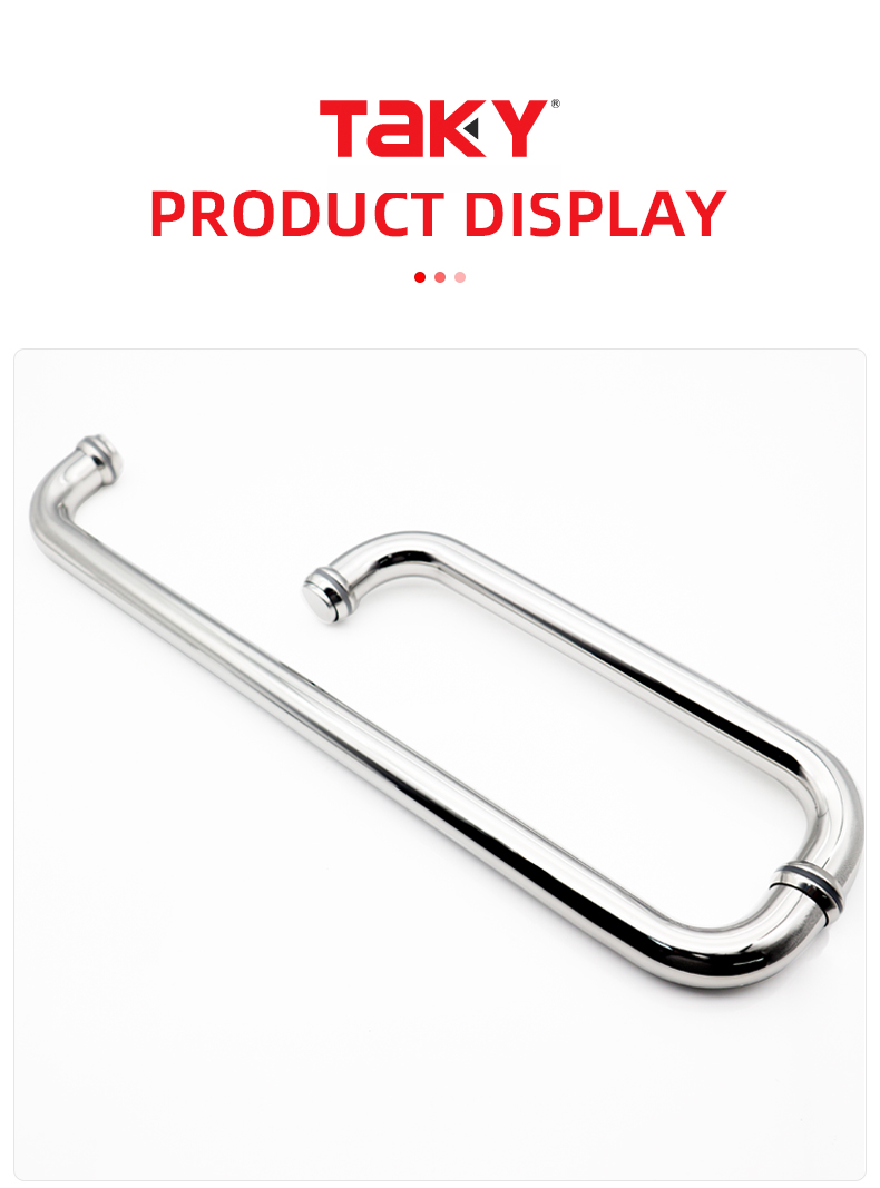 Wholesale Stainless Steel Gold Sliding Glass Door Pull Handle Shower Glass Door Handle