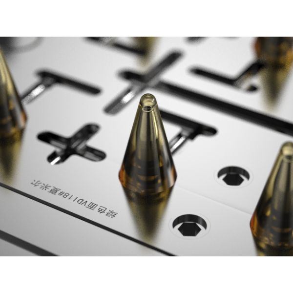 Transparent Handwriting Pen Tip (1*8) / Cold runner / Two-plates mold / No.24849