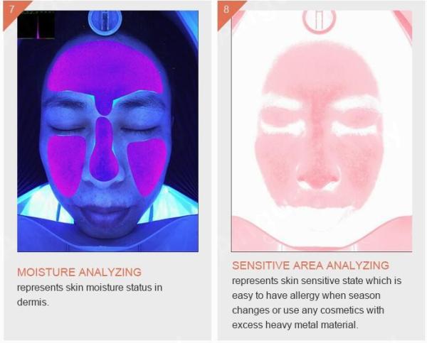 Quality Skincare Wrinkle Pigmentation Acne Skin Analyser Machine 3D Smart Quizzes for sale