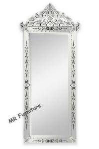 Long Venetian Wall Mirror For Dressing Rectangle Shape Strong Structure